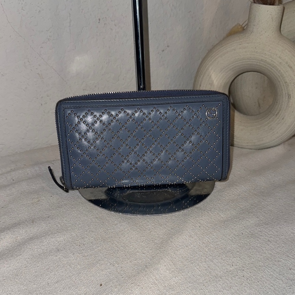 Authentic Gucci Long Studded GG Monogram Wallet